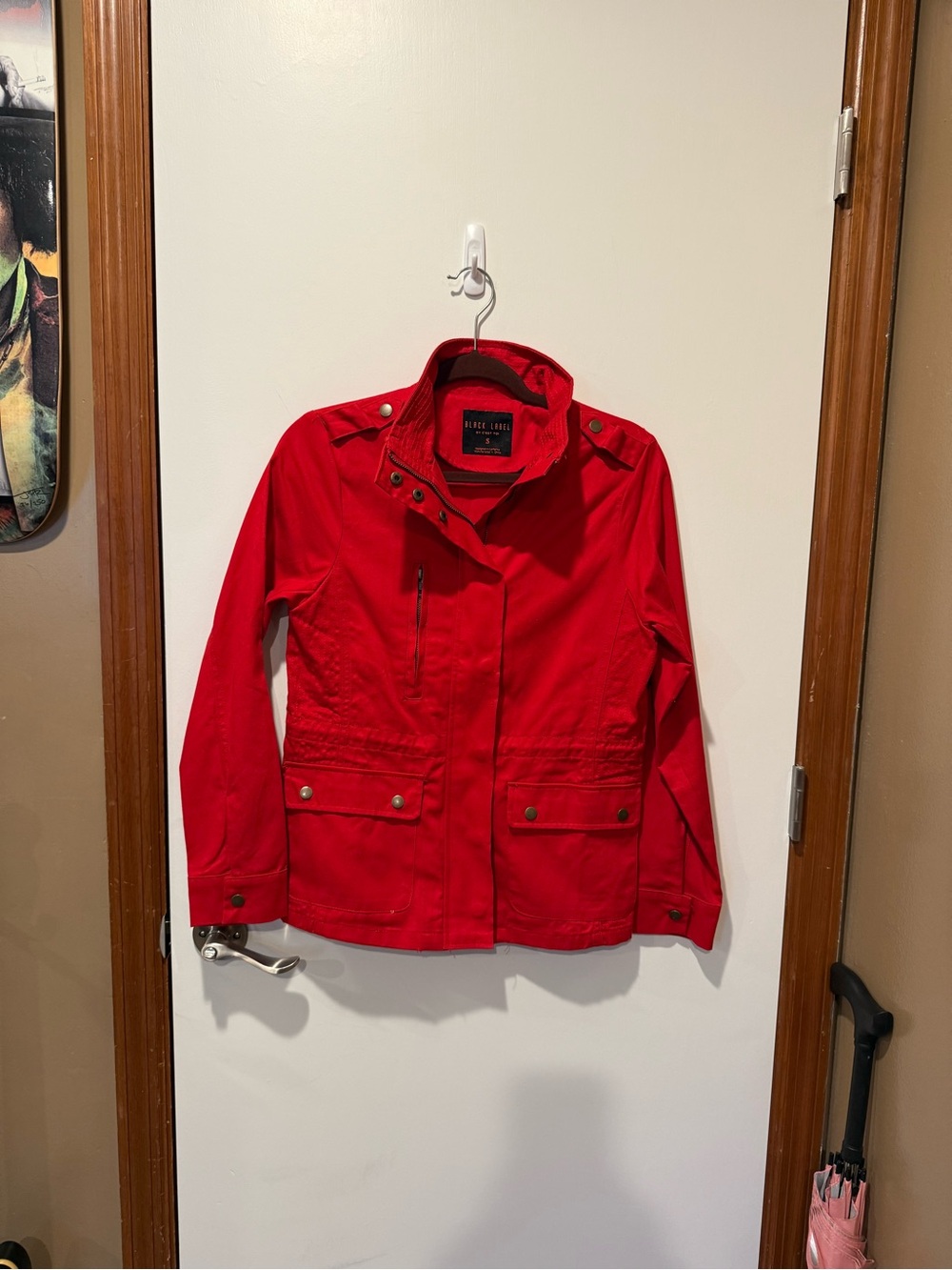 Black Label Women’s Red Casual Jacket